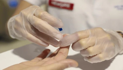 Mersin’de personeli şeker ölçümü yapıldı