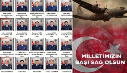 MSB şehitlerimizin kimliklerini paylaştı... Gürcistan-Azerbaycan sınırında düşen askeri uçaktaki 20 askerimiz şehit!