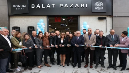 Nilüfer’in modern pazar alanı Balat’ta hizmete açıldı