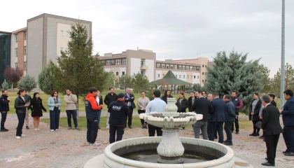 NNYÜ’de deprem tatbikatı