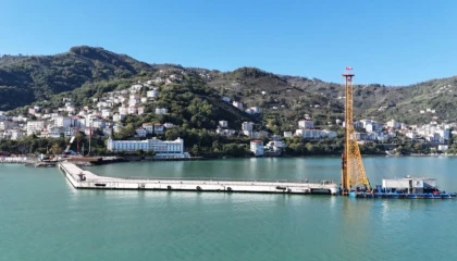 Ordu Altınordu rıhtımı uzatılıyor