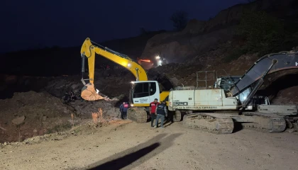 Ordu Fatsa’da taş ocağında göçük!