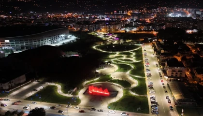 Ordu’da Durugöl, gece görünümüyle hayran bırakıyor