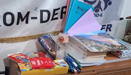 ROM-DER’den Keşan’da 100 öğrenciye kırtasiye ve giyim desteği