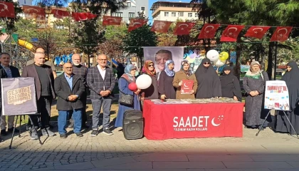 Saadet Partisi Bursa’dan çocukların geleceği için çağrı