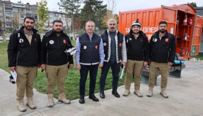 Sivas’ta ’Afet Konteyneri’ uygulaması başlatıldı