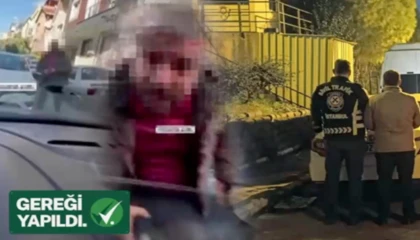 Ters yönde dehşet saçan sürücü yakalandı! Gereği yapıldı!