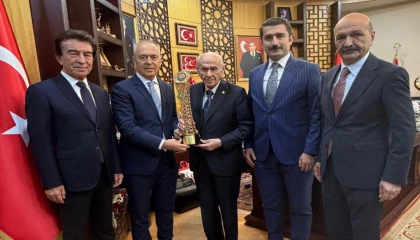 Türkiye Bisiklet Federasyonu’ndan Bahçeli’ye ziyaret