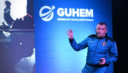 Türkiye’nin 3. astronotu Gökhan Erdem uzay deneyimini GUHEM’de paylaştı... GUHEM bana ilham oldu