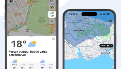 Yandex Maps’e gerçek zamanlı hava durumu tahminleri geldi