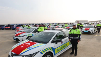 Adıyaman’da güvenlik gücü artıyor! 116 yeni araç hizmete alındı