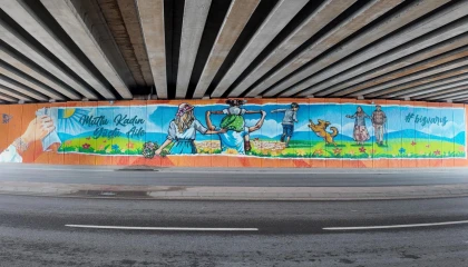 Aile yılında güçlü aile vurgusu Kocaeli’de duvarlara yansıdı