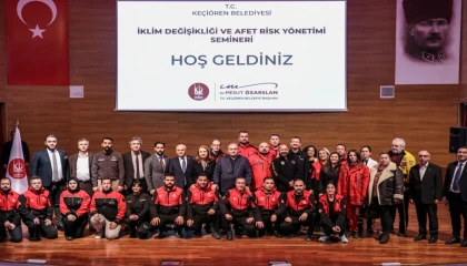 Ankara Keçiören’de ’İklim Afet Risk Yönetimi’ semineri