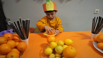 Ankara’da miniklerden renkli ’C Vitamini’ etkinliği