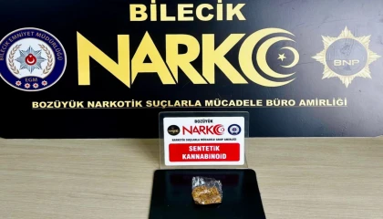 Bilecik Pazaryeri’nde narko operasyon