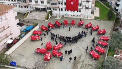 Bilecik’te 20 yeni yangın söndürme tankeri köylere teslim edildi