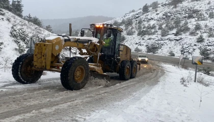 Bursa Büyükşehir’den karla mücadelede son durum