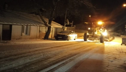 Bursa İnegöl’de karla mücadele teyakkuzu