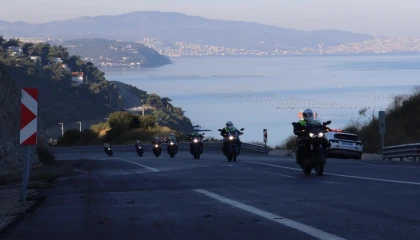 Bursa Jandarma’dan motosiklet sürücülerine ileri sürüş kursu