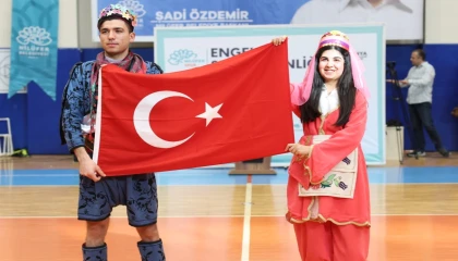 Bursa Nilüfer’de engeller sporla aşıldı
