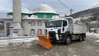 Bursa Nilüfer’de kar mesaisi
