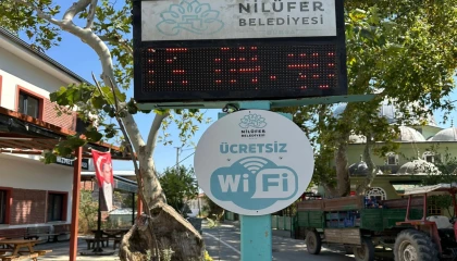 Bursa Nilüfer’de ücretsiz internet noktası 40’a ulaştı