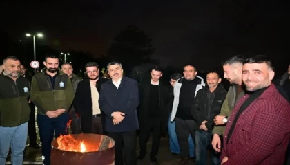 Bursa Yıldırım’da Başkan Yılmaz, Veterinerlik personeliyle buluştu