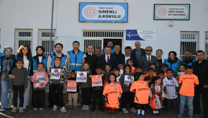 Büyükşehir Şalpazarı’nda öğrencileri sevindirdi