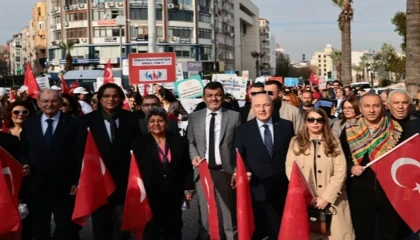 Denizli’de Dünya Engelliler Günü’nde farkındalık yürüyüşü