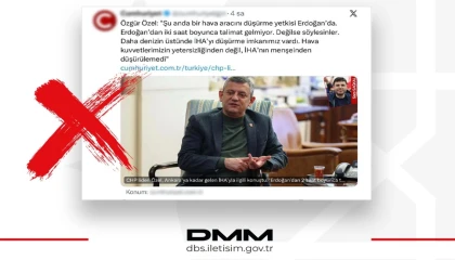 Dezenformasyon’dan İHA düşürme iddialarına yalanlama