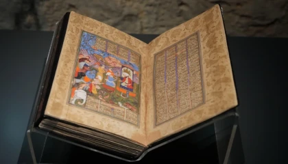 Dünyada bir ilk: 70 Cilt Mesnevî ’Mana ve Nakış’ sergisinde