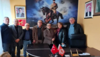 Edirne Emekliler Derneği’nden DP İl Başkanı Ayten Ercan’a ziyaret