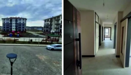 Edirne Keşan’da TOKİ’nin teslim ettiği daire anında kiraya verildi
