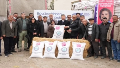 Eskişehir’de Günyüzü’ndeki üreticilere destek