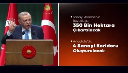 Kabine sonrası önemli mesajlar... Ekonomide 2028 hedefi 1,9 trilyon dolar... Anadolu’da 4 sanayi koridoru oluşturulacak