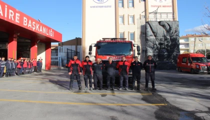 Kayseri itfaiyesi Kırıkkale’ye yardıma koştu