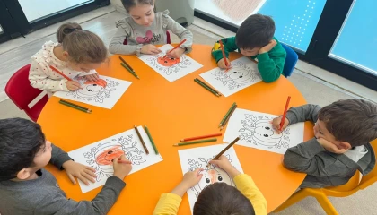 Kocaeli’de anne çocuk aynı kursta eğitimde