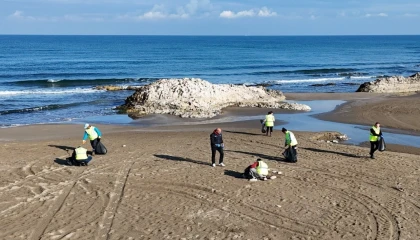Kocaeli’de yılın üçüncü dönem deniz çöpü izleme faaliyeti