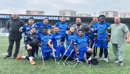 Kocaeli’de Ampute Futbol Takımı lige fırtına gibi başladı