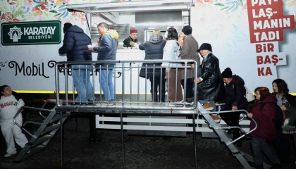 Konya Karatay’da sahlep geleneği bu yıl da sürüyor
