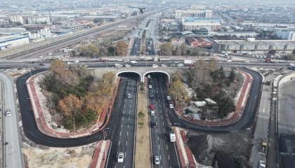 Konya Marangozlar Köprülü Kavşağı’nda iki şerit açıldı