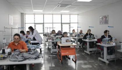 Mersin’de giyim üretim kurslarına yoğun ilgi