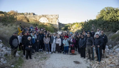 Mersin’de Tarihi Kilikya Yolu’nda doğa ve tarih yolculuğu