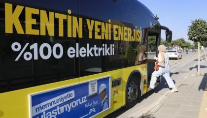 Mersin’de toplu taşımaya elektrikli dokunuş