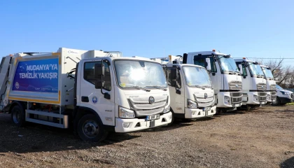 Mudanya Belediyesi temizlik filosunu güçlendirdi