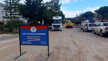 Muğla’dan Datça’nın yolları etap etap yenileniyor