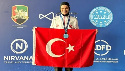 Sakaryalı kick boksçu Dünya 3’üncüsü oldu