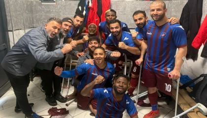 Trabzon Ampute Futbol Takımı sahasında galip