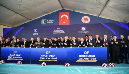 Trabzon Of’ta Adalet Sarayı temeli atıldı