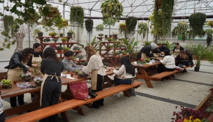 Bahçem Çayırova’da teraryum atölyesi